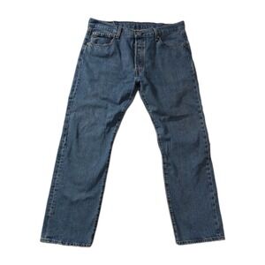 Levi's 501 Original Fit Jeans Mens W38 L32 Button Fly‎ Straight Leg Denim